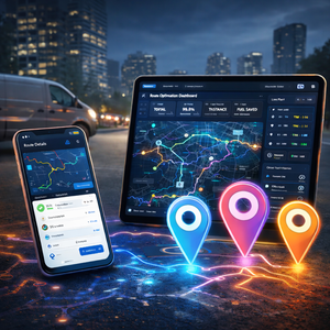 การพัฒนาซอฟต์แวร์เพื่อการกำหนดเส้นทางและจัดส่งสำหรับองค์กร พร้อมระบบข้อมูลอัจฉริยะแบบเรียลไทม์เพื่อโซลูชันการจัดการยานพาหนะอัจฉริยะ - Product Image 1