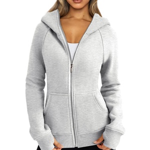 Front Logo Casual Full Zipper Hoodie Windproof Quick Dry Breathable Knitted <b>Top</b> Oversize <b>Turtleneck</b> Autumn Season streetwear - Product Image 1