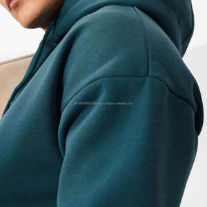 Sudadera con Capucha para Hombre, de Algodón, Color Sólido, Estilo Básico, Holgada, Informal, a Bajo Precio - Product Image 6