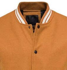 2026 High Quality Customize Cotton/Polyester Fleece Breathable Windproof Embroidery Covered Button <b>Mandarin</b> <b>Collar</b> <b>Jackets</b> - Product Image 3