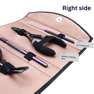 Juego Completo de Herramientas para Extensiones de Cabello con Micro Anillos, Removedor de Anillas, Alicates de Prensado, Gancho de Bucle, Enhebrador - Product Image 5