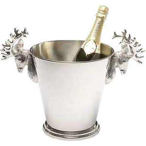 Stainless Steel Ice <b>Bucket</b> <b>With</b> <b>Lid</b> And Scoop Round Industrial Design Rust Resistant Party Cooler ice <b>Bucket</b> - Product Image 4