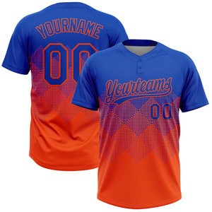 Breathable Two Button Baseball Softball Jersey Uniform Youth Adults Men Women <b>Athletic</b> Team Apparel - Product Image 2