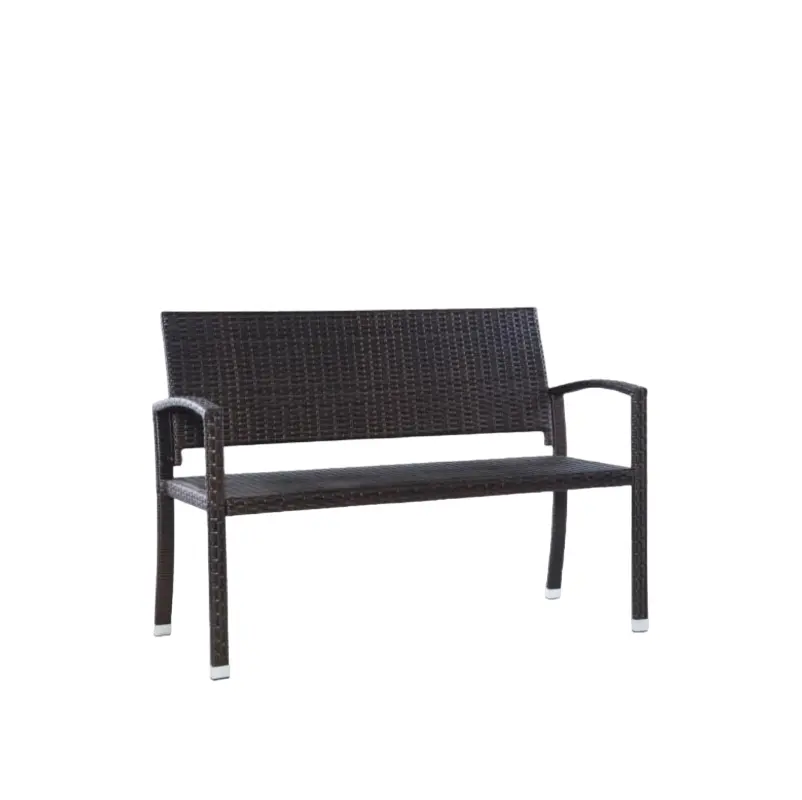 Garden bench with PE rattan, hand weaving aluminium gleeves - Use for Outdoor Furniture - export from Vietnam model NTT- 2325