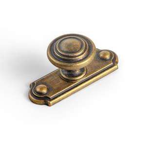 Boutons en laiton rustique conçus pour les tiroirs de meubles de style farmhouse, décoration authentique pour la maison - Product Image 2
