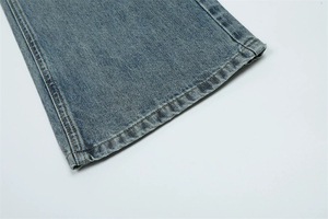 กางเกงยีนส์ทรงตรงผ้าเดนิมสีน้ำเงินเข้มแบบคลาสสิกสำหรับผู้ชาย รุ่นใหม่ประจำปี 2026 ใส่สบาย ระบายอากาศได้ดี เอวยางยืด ทรงหลวม ไซส์ใหญ่พิเศษ เหมาะสำหรับฤดูใบไม้ผลิและฤดูร้อน - Product Image 5