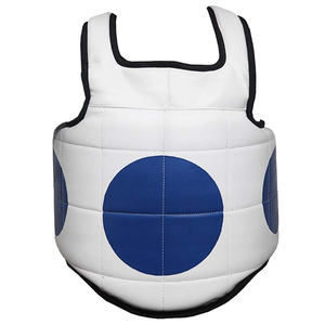 Protection corporelle pour arts martiaux, protège-poitrine en cuir PU de qualité supérieure pour Muay Thai, Karaté, Taekwondo, protège-poitrine pour arts martiaux - Product Image 1