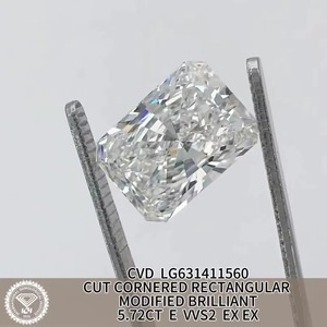 Proveedor de Diamantes Sueltos de Alta Calidad, Cultivados en Laboratorio por CVD, Corte Esmeralda, VVS VS, Pulidos, para Joyería - Product Image 1