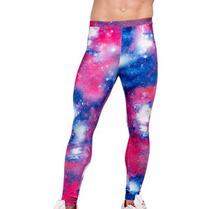 Leggings Deportivos Sublimados de Secado Rápido y Alta Calidad para Hombre, Ropa Deportiva de Gimnasio al Por Mayor con Logotipo en la Cintura - Product Image 1