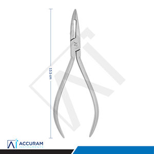 Alicates de ortodoncia Accuram Weingart, largos, para curvado lingual, con puntas serradas TC, para control de alambres de arco y sujeción de ligaduras, ergonómicos, CE - Product Image 5