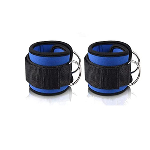 Factory Price Heavy Duty Breathable Neoprene Padded <b>Ankle</b> Straps Non-Slip Unisex Weightlifting <b>Ankle</b> <b>Support</b> Strap In Low MOQ - Product Image 3