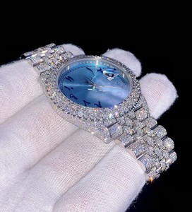 Joyas de Belleza de Edición Limitada Hechas a Mano, de Lujo, en Acero Inoxidable con Cristal de Zafiro, Unisex, Clásicas, Estilo Hip Hop, Mecánicas - Product Image 2