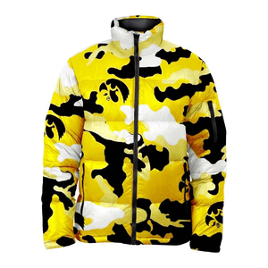 Sublimation Printed Bubble Cotton Zip-Up Wholesale <b>Plus</b> <b>Size</b> Hooded Puffer <b>Jacket</b> Windproof Waterproof - Product Image 5