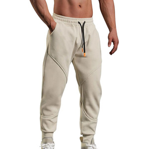 Pantalones Deportivos de Lona para Hombre, Estilo Urbano, Personalizados por el Fabricante, de Pierna Ancha, Cintura Doble, Ecológicos y Transpirables para Uso Casual - Product Image 3