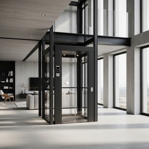 <span class=keywords><strong>Ascensor</strong></span> Residencial Panorámico de Lujo con Cristal, Elevador Personalizado para Villas - Diseño Interior Moderno 2026, Acabado de Cabina Personalizado - Product Image 2