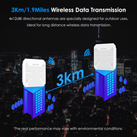 Offre Spéciale WN573HP3 Wavlink AX3000 Point d'accès WiFi6 sans fil extérieur IP67 Routeur Répéteur POE 4 Antennes Couverture 500-1000m²