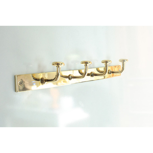 Unique Gold Color <b>Wall</b> Mounted Brass Material Coat <b>Hooks</b> Hanger With Screw <b>for</b> Towel <b>Key</b> Robe Scarf Bag Cap Coffee Cups Supplier - Product Image 6
