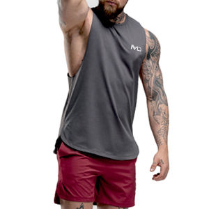 Chaleco deportivo de verano para hombre, chaleco sin mangas de algodón transpirable para fitness, camiseta sin mangas para hombre. - Product Image 1