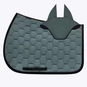 Tapis de selle tout usage personnalisé de haute qualité, confortable, pour dressage et équitation anglaise, en coton et polyester, garnissage élégant - Product Image 5