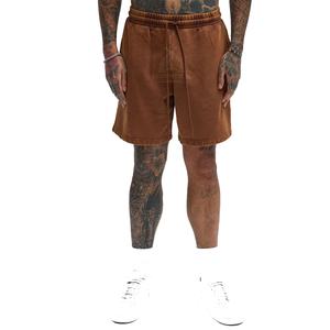 Custom <b>Men's</b> High Street Sports Casual Acid Wash Jogger <b>Shorts</b> Summer <b>Vintage</b> Washed 100% Cotton with Drawstring Closure - Product Image 1