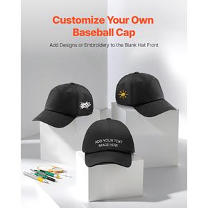 Alla rinfusa 12 pz cappellini da Baseball semplici con tessuto di cotone traspirante prodotto di alta qualità - Product Image 4