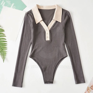 Combinaisons de fitness pour femmes au design personnalisé, élégantes, en tissu tricoté Spandex/Nylon, confortables, décontractées, ajustées, respirantes et écologiques - Product Image 2