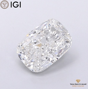 Diamant de laboratoire CVD de 2,00 carats, forme coussin, couleur E, clarté VVS2, certifié IGI, idéal pour une bague de fiançailles - Product Image 1