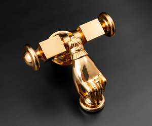 Battant de porte antique en laiton massif, battant de porte en laiton fait main pour entrée principale, battant de porte d'entrée robuste en laiton pur - Product Image 5