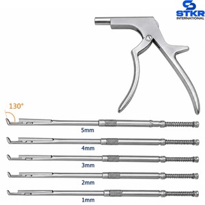 Pinza Interlaminar Endoscópica para Cirugía de Columna, Tamaño de Mordida de 1mm a 5mm, Fabricada en Acero Inoxidable Alemán - Product Image 3