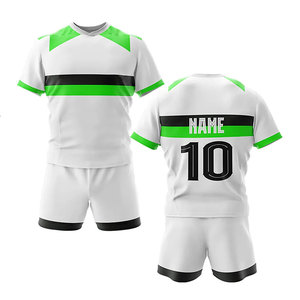 100% Polyester Quick Dry Unisex Rugby Jersey Sets Customized Sublimation Long Breathable Shirts Shorts Men's Rugby Uniform - Product Image 6