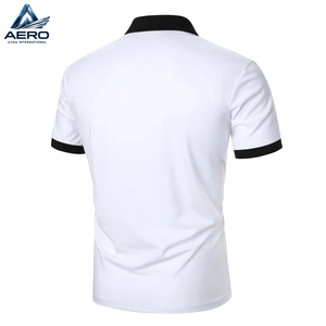 เสื้อโปโลคลาสสิคยอดนิยมสำหรับผู้ชาย ผ้าฝ้าย 100% ทรงเข้ารูป แขนสั้น รับผลิตแบบ OEM ดีไซน์ล่าสุด เสื้อโปโลสตรีทแวร์สำหรับผู้ชาย - Product Image 3