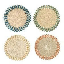 Natural Rattan <b>Tablecloth</b> BPA Free Boho Style Woven With Seagrass Custom Made In Vietnam - Product Image 4
