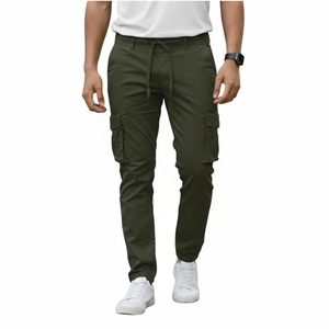 Pantalones Cargo Verdes Relax Bottom - Product Image 1