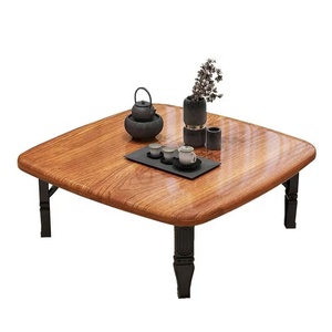 Table de sol domestique Table basse simple pliable <span class=keywords><strong>baie</strong></span> <span class=keywords><strong>vitrée</strong></span> bureau Installation gratuite lit de dortoir Table d'ordinateur - Product Image 1