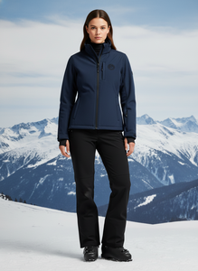 Veste de ski softshell homme haute qualité personnalisée, imperméable 20000 mm, coupe-vent, respirante, grandes tailles, fermeture éclair – Offre Spéciale - Product Image 5