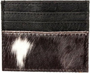 ที่ใส่บัตรหนังขนแกะสีสันสดใสมีสไตล์แบบใหม่ที่ไม่ซ้ำใครที่ใส่บัตรเอทีเอ็มหนังกระเป๋าคลัทช์หนังขนสัตว์ - Product Image 1