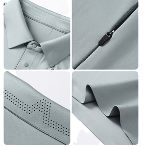 Polo uni respirant et léger à toucher frais, idéal pour l'été – Vente en gros - Product Image 3