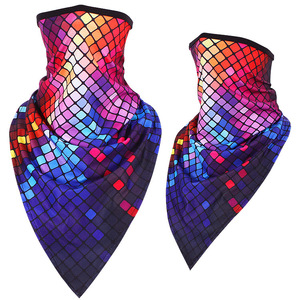 Custom Vintage Silk Satin Square Scarf Bandana Neck Tie Four Seasons <b>Headband</b> - Product Image 4