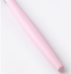 Ensemble de couverts minimalistes en acier inoxydable avec poignée rose, passe au lave-vaisselle, idéal pour les mariages et les cafés - Product Image 3
