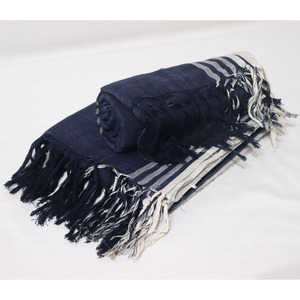 Serviettes de plage et de golf en coton à séchage rapide, motif rayé, haute qualité, vente en gros, fournisseurs indiens. - Product Image 4