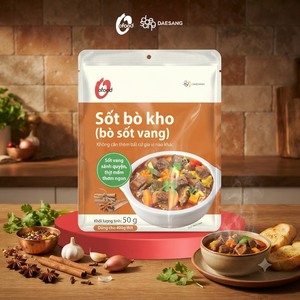 Sauce pour ragoût de bœuf 50g - Vente en gros et OEM, sauce pratique pour 400g de viande - Alimentation saine |   Marque O'food - Product Image 3