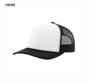 Custom Richardson Mesh Trucker <b>Hat</b> 6-Panel Adjustable Unisex Casual Cap Red Black Contrast Color Spring Summer Adult - Product Image 4
