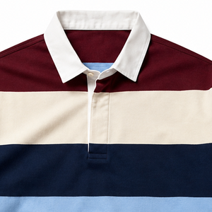 เสื้อรักบี้แขนยาวพรีเมียม ผลิตเสื้อรักบี้ทีมตามสั่ง ผู้ผลิต OEM พิมพ์ลายด้วยความร้อน ปักลาย ระบายอากาศได้ดี มีกระเป๋า - Product Image 3
