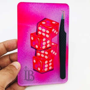 LUMIA BEAUTY - Placa de Acrílico para Pestañas, Diseño Personalizado, Forma de Corazón y Mariposa, Duradera, Ecológica, Reutilizable, con Imán para Probar Pestañas, Se Puede Agregar Logotipo - Product Image 3