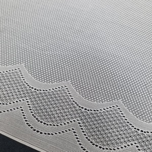 ผ้าลูกไม้ลายตาข่ายแบบสแกลลอป ยืดหยุ่น ระบายอากาศได้ดี น้ำหนักเบา ขนาด 42 ซม. ผลิตจากไนลอนผสมสแปนเด็กซ์ สำหรับชุดชั้นใน ชุดนอน และเครื่องแต่งกาย - Product Image 3