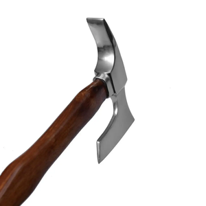 Hache en acier carbone forgé à la main de qualité supérieure, manche en bois, outil de découpe pour l'extérieur, équipement forestier professionnel, OEM - Product Image 2