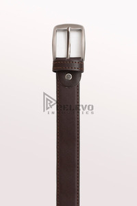 Cinturones de Cuero Genuino de Grano Completo para Hombre, Correa de Cintura de Cuero Vacuno de Lujo al por Mayor, Cinturón de Cuero Real con Logotipo Personalizado, Regalo Premium B2B - Product Image 4