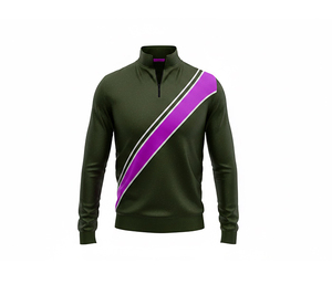 เสื้อแจ็คเก็ตสตรีทแวร์แบบซิปครึ่งตัว แฟชั่นทันสมัย สำหรับผู้ชาย ผู้หญิง และวัยรุ่น ชุดกีฬา แห้งเร็ว เสื้อทีมแบบสวมหัว แห้งเร็ว ซิปครึ่งตัว - Product Image 5