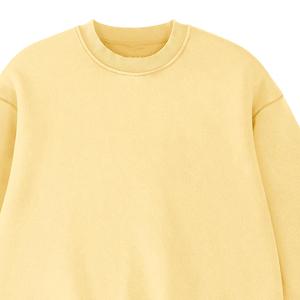 Sudadera Premium con Lavado Ácido y Bordado, Ecológica, con Logotipo Personalizado, OEM ODM, Cuello Redondo Vintage, Fabricante de Ropa al por Mayor - Product Image 4