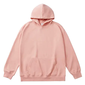 Heavyweight 100% Cotton Men's Hoodie With Puff Print Drak <b>Brown</b> Causal Streetwear Pullover Heavyweight 100% Cotton Men's Hoodie - Product Image 5